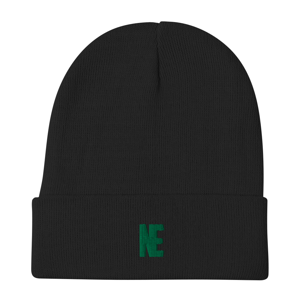 Initials Embroidered Beanie