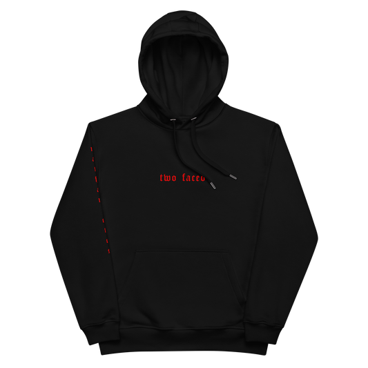 two faced premium cover hoodie